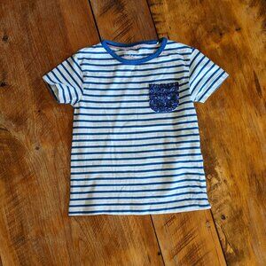 Mini Boden short sleeve shirt with sequin pocket